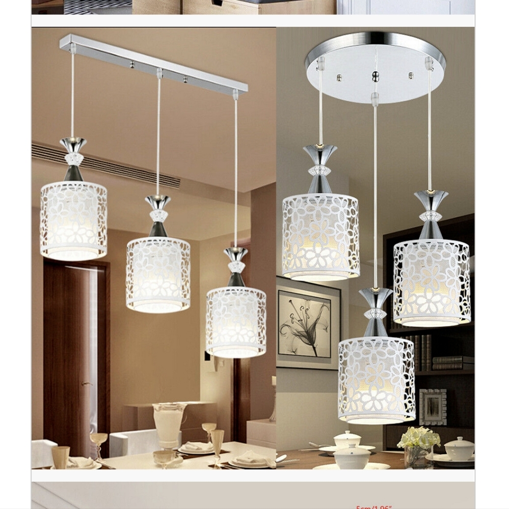 Set of 3 Modern Petal Hanging Pendant Ceiling lights